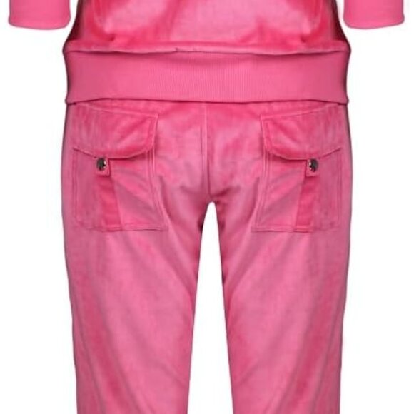 Lightweight Women's Velour Tracksuit for Casual Wear - Machine Wash Friendly - Picture 5 of 7
